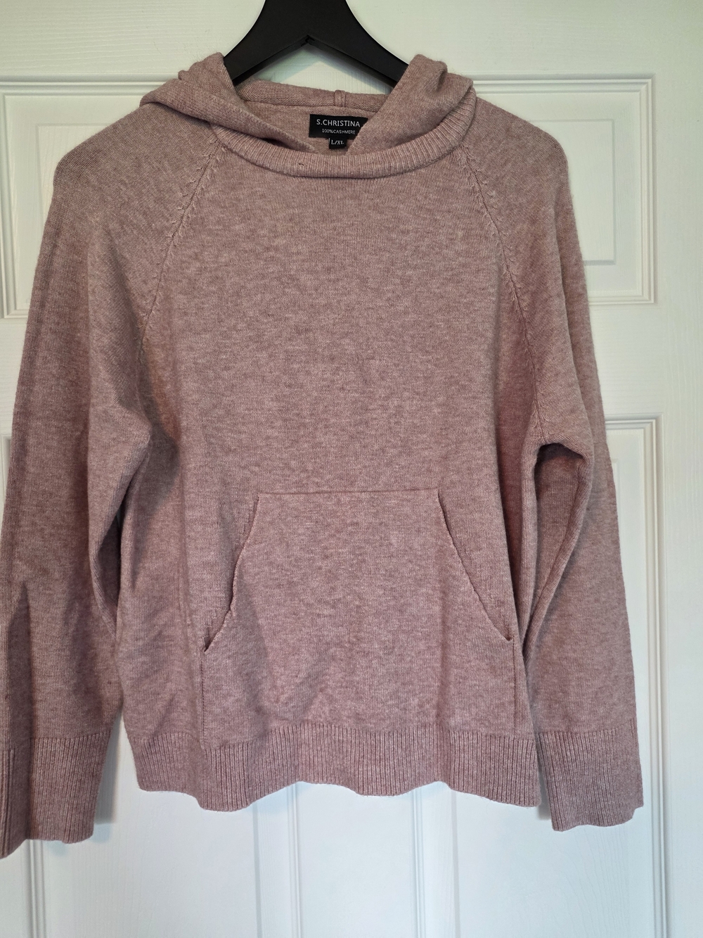 Christina Dusty Pink Hooded Women's Sweater
